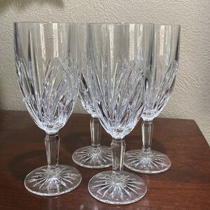 Vintage, Set of 4, Waterford Marquis, Brookdside Beverage Glasses/Goblets, 12 oz
